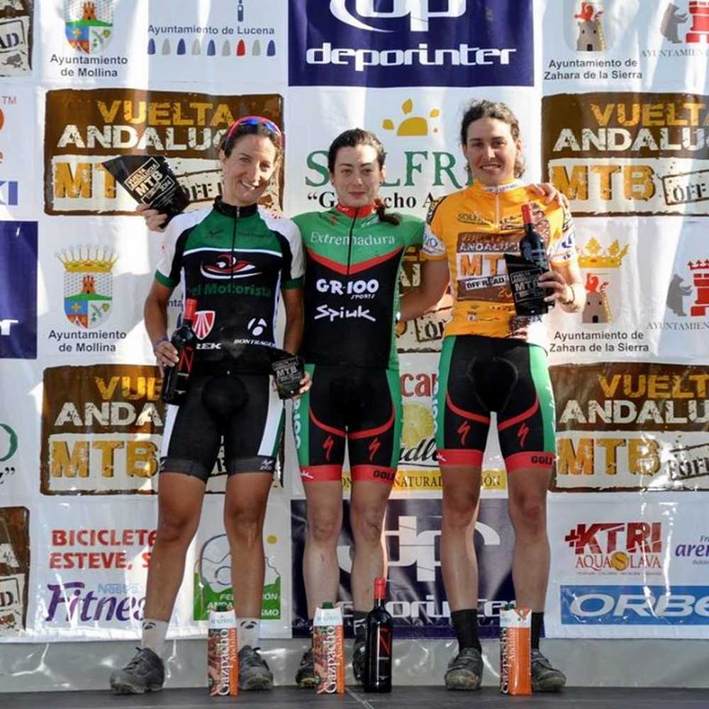 podio femenino vuelta andalucia mtb segunda etapa