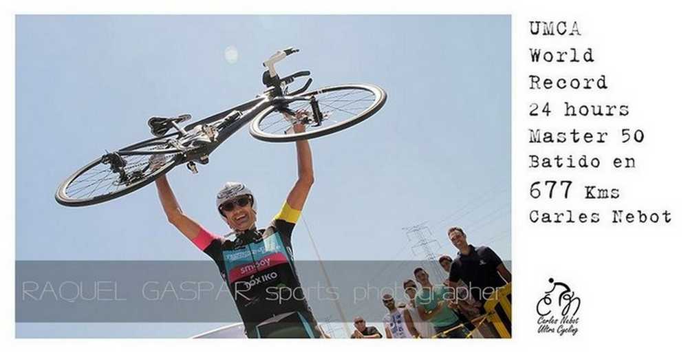 Carles Nebot bate el récord del Mundo 24 horas Master 50