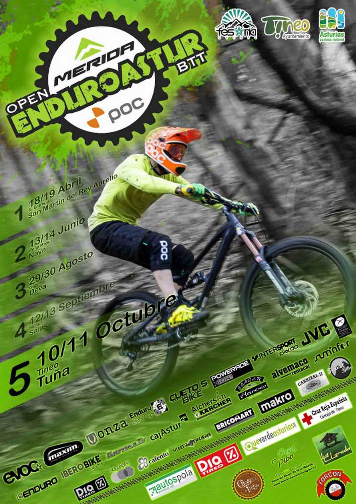 Cartel EnduroAstur Tuña 2015