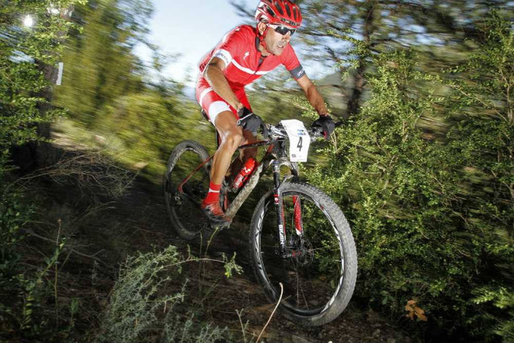 Jose Marquez accion Campeonato de España XCM Bike Maratón 2015