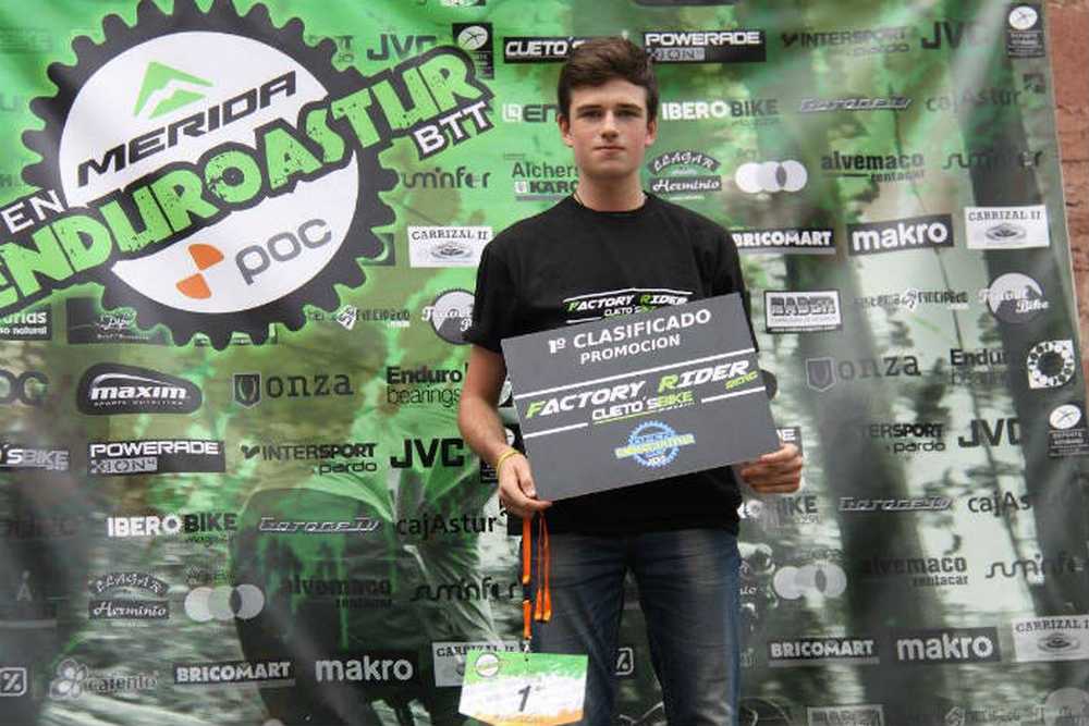Jairo campeon categoría promoción Open EnduroAstur 2015