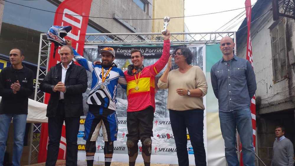 Podio elite masculino Campeonato de España de Enduro 2015