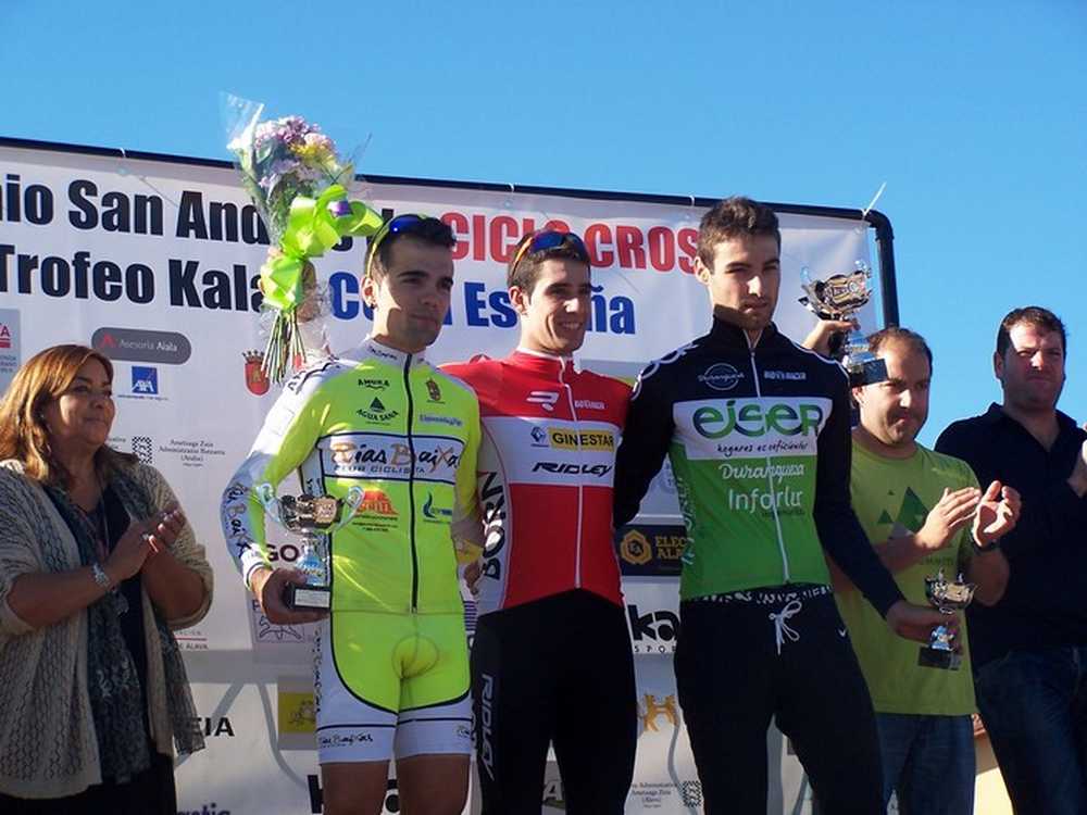 Podio sub23 en el XI Trofeo San Andrés de Amezaga-Zuya