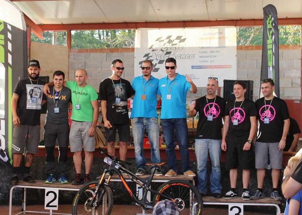 Podium Enduro 3 2ª edición del Enduro Team Race de Cocañin