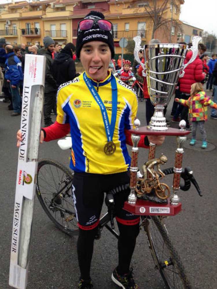 Sandra Santanyes campeona de Cataluña de ciclocross 2015