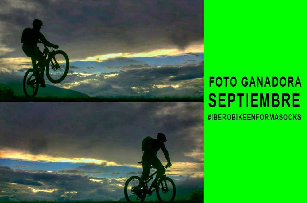 Foto del día ganadora del mes de Septiembre #IberobikeEnformasocks