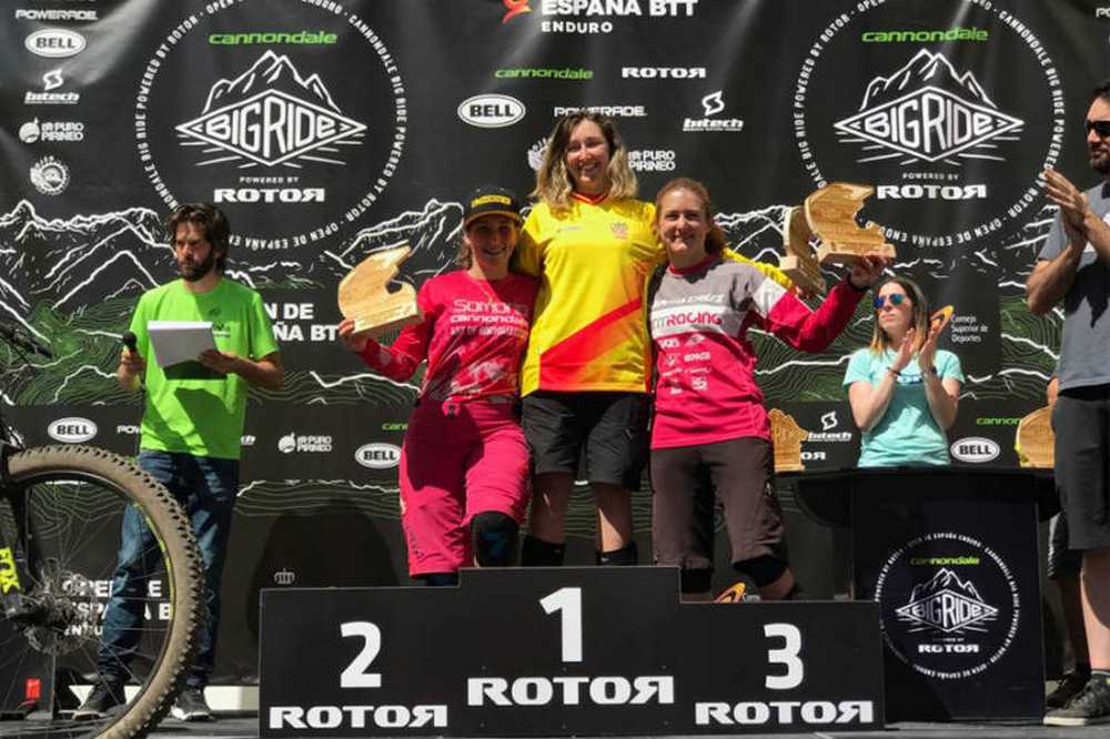 Podium Femenino Big Ride Ojen 2017