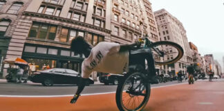 Vídeo: Un grupo descerebrados en bicicleta escapa de la policía de Nueva York durante el confinamiento