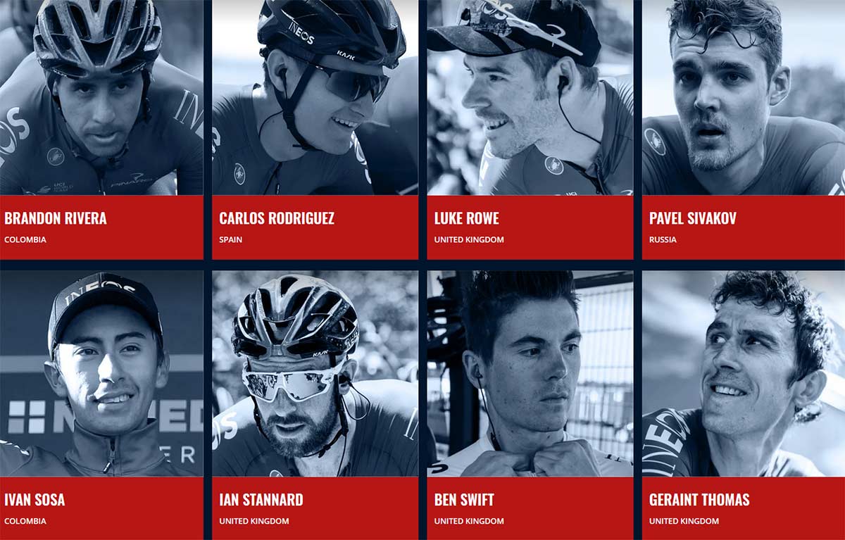 Ningún colombiano en el Team Ineos Grenadiers de cara al Giro de Italia