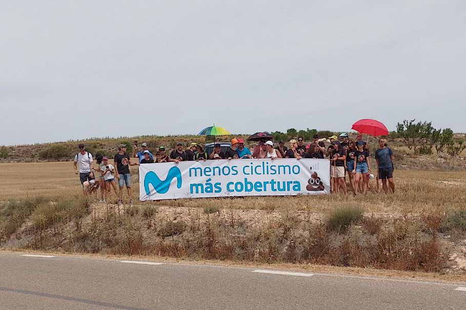 El mensaje a Movistar en la Vuelta a Burgos: "Menos ciclismo y más cobertura"