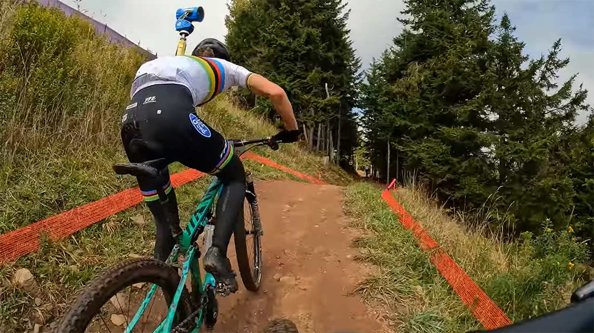 Vídeo: Una vuelta al circuito XCO de la Copa del Mundo de Snowshoe 2023