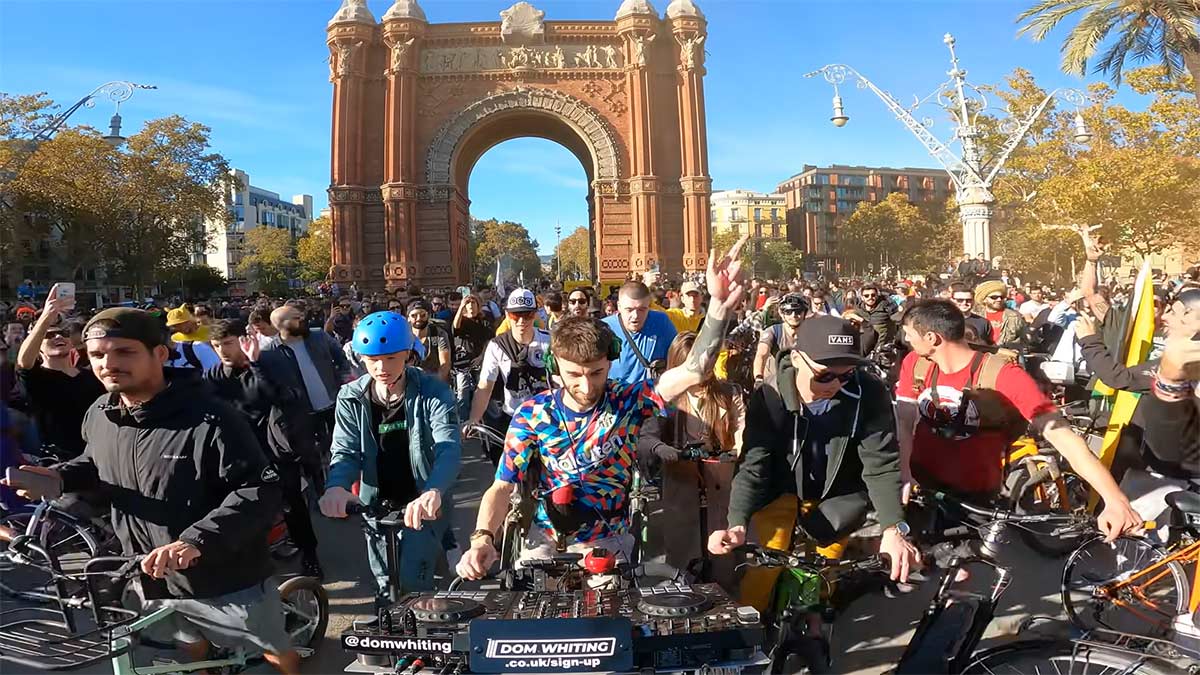La mayor Rave en bicicleta regresa a Barcelona este Domingo: Drum & Bass On The Bike de Dom Whiting