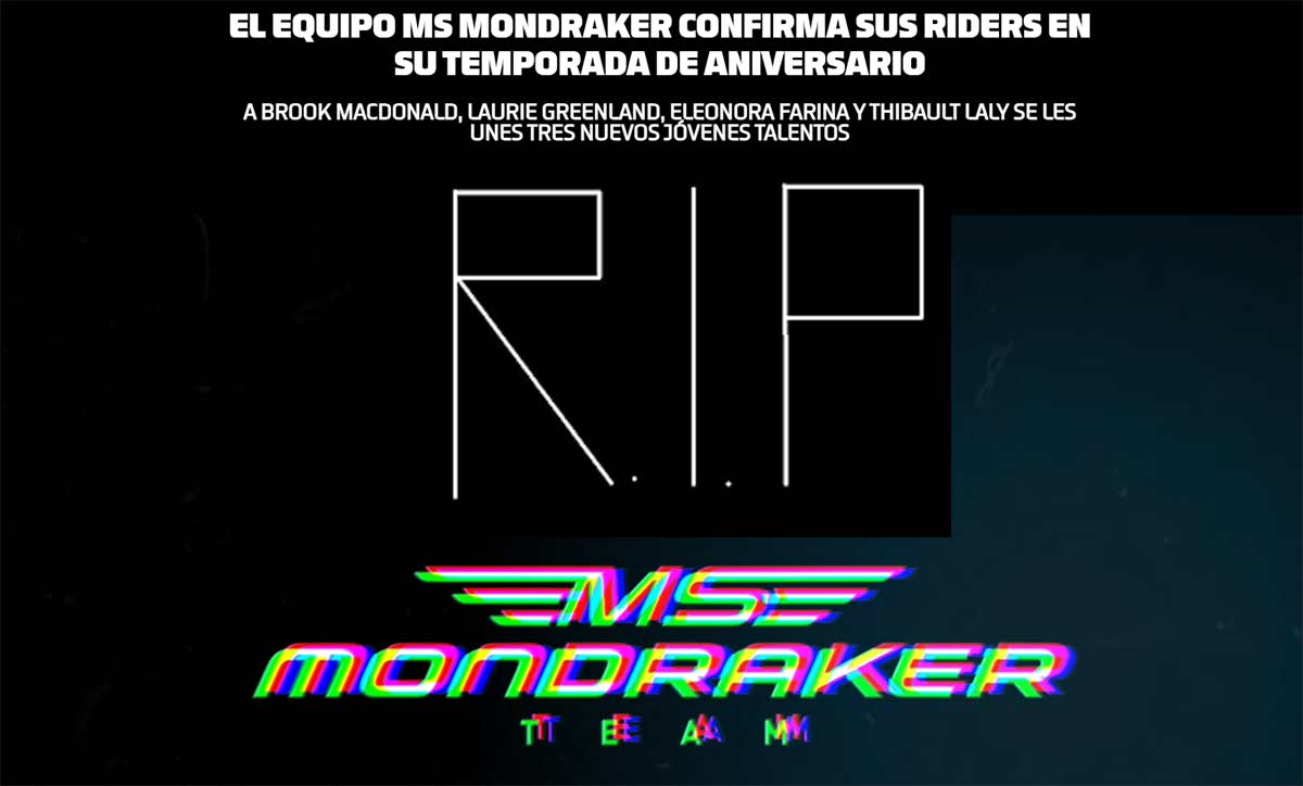 Adiós al equipo MS Mondraker Team