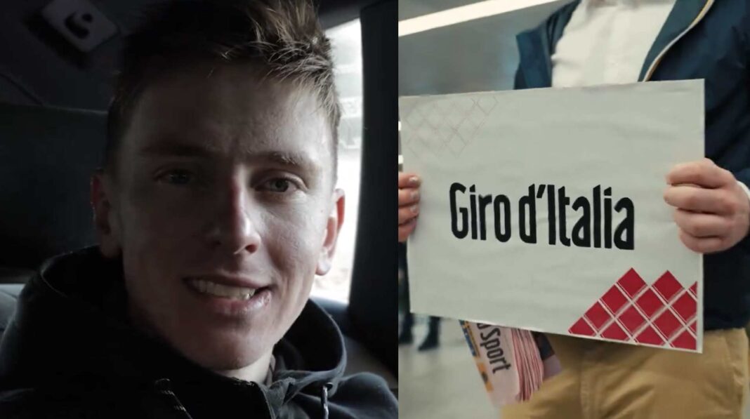 El mejor vídeo que verás este fin de semana: Tadej Pogacar correrá el Giro de Italia 2024