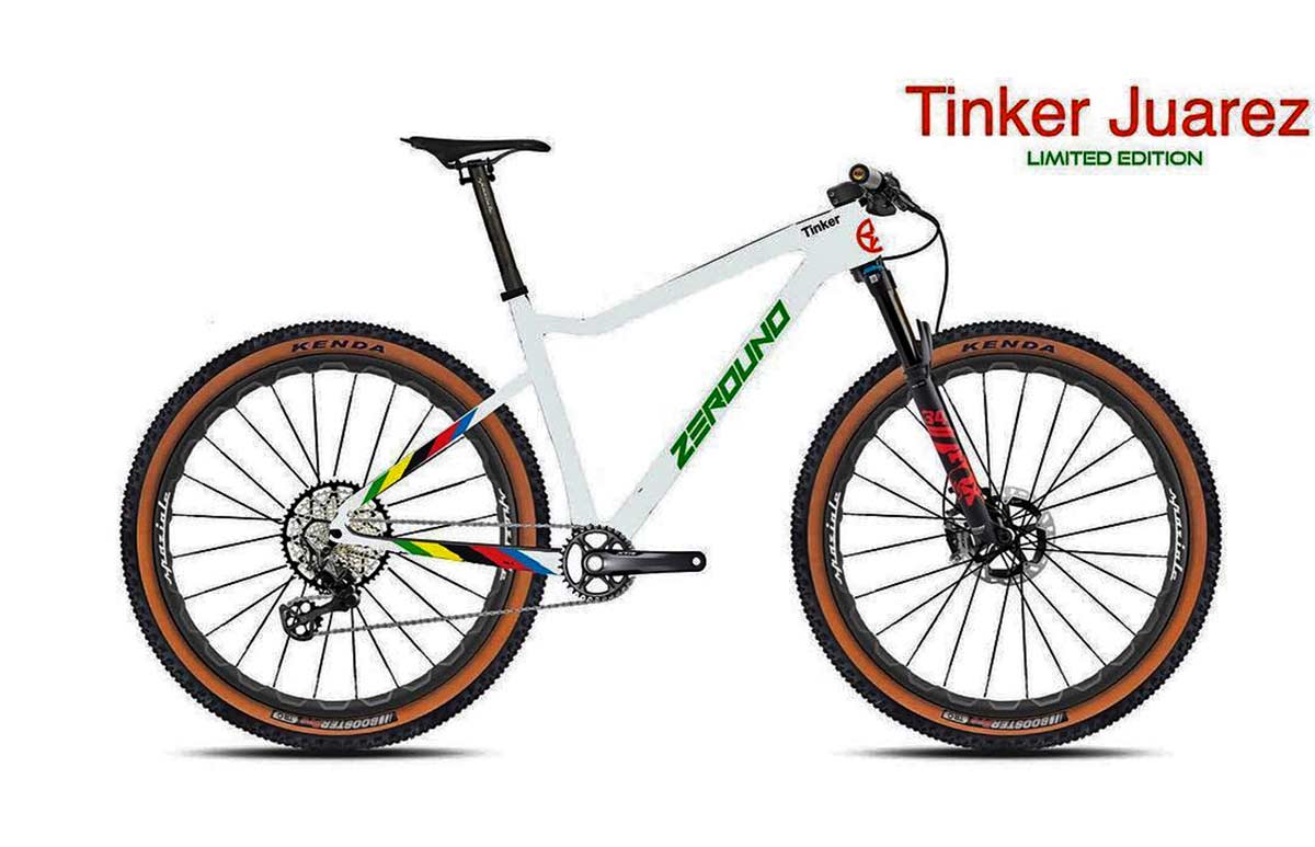 Tinker Juarez tendrá su propia bicicleta Zerouno Bikes Edición Limitada